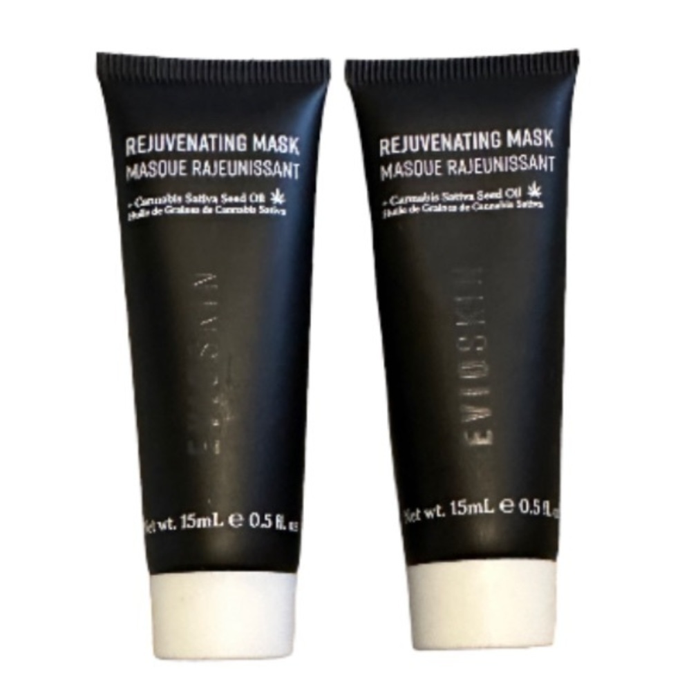 Evio Beauty Rejuvenating Mask Niacinamide Aloe Juice Bundle of 2 New